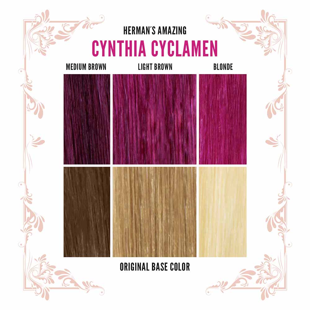 Hermans Amazing Haircolor - Cynthia Cyclamen Coloration semi permanente - Rose